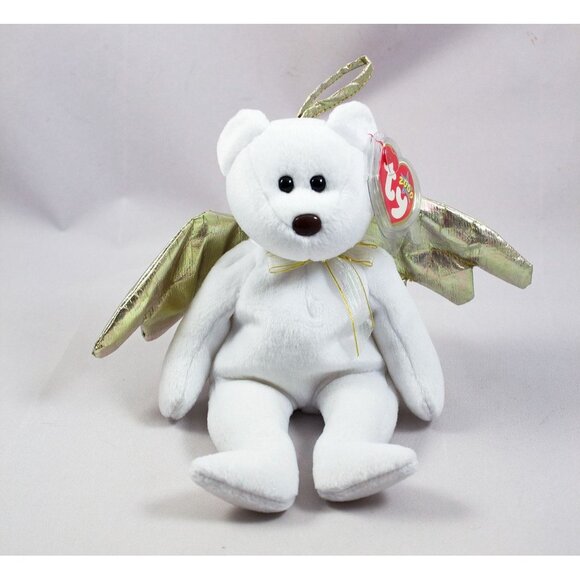Ty Beanie Baby Halo II Angel Bear - 2000 6th Gen - Picture 9 of 9